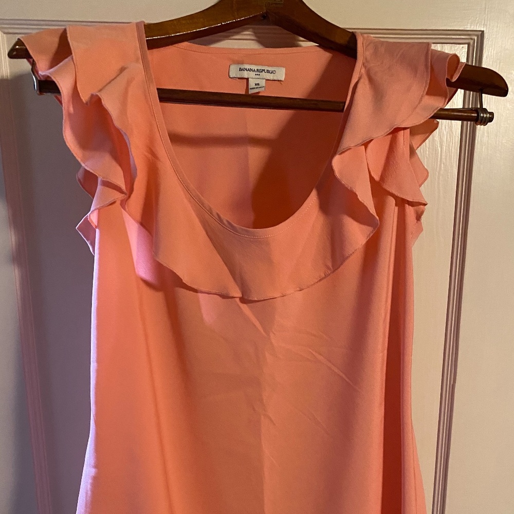 Peach blouse